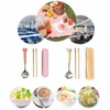 Cutlery Set, Chopsticks, Spoon, Storage Case, 3-piece Set, Chopsticks, Animal