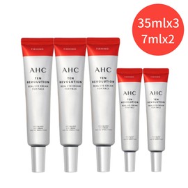 AHC Ten Revolution Real Eye Cream for Face Elasticity (35mlx3)+(7mlx2) - 35mlx3+7mlx2 / AHC 텐 레볼루션 리얼 아이 크림 포 페이스 탄력 (35mlx3)+(7mlx2) - 35mlx3+7mlx2
