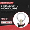 WuhaPhreyn 12 Pack L Track Tie Down O Ring L