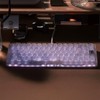 119 Keys Transaprent Forged Carbon Keycaps for Cherry Mx Switches
