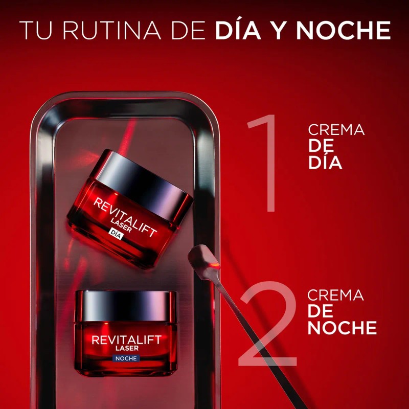 Oreal Paris Revitalift Laser Crema Noche Triple Acción Anti Edad