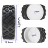ShareGoo 72mm RC 1/10 On Road Rubber Tires & Wheel