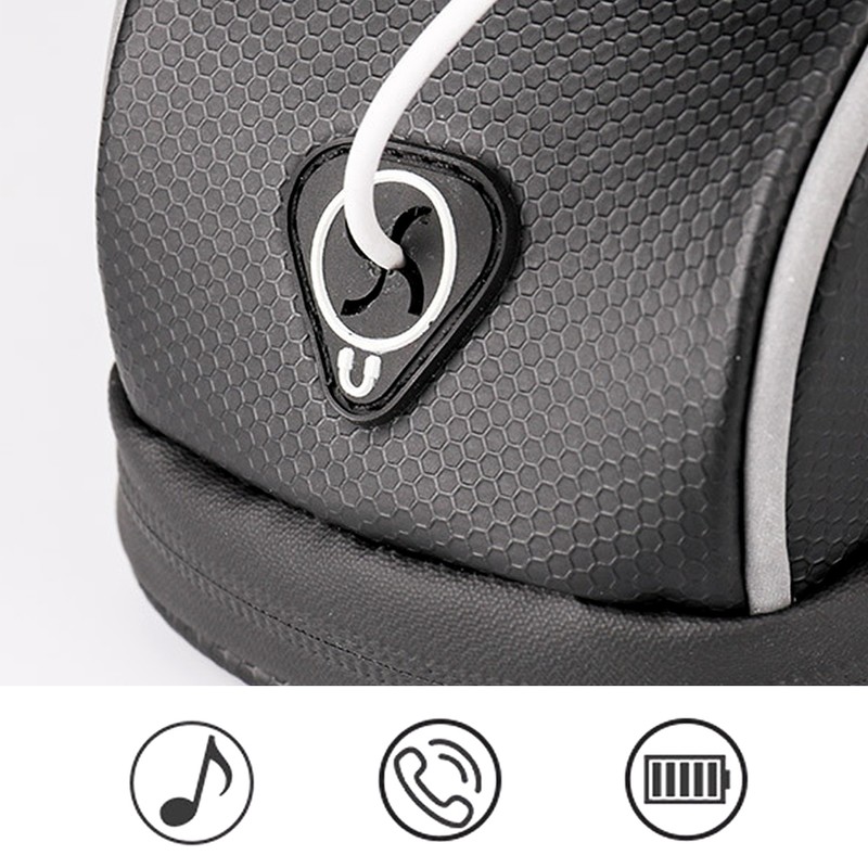 PVC Black Hard Shell Waterproof Performance Touching Screen Bike Bag
