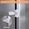 4 Pieces Child Safety Lock, Anti-Door Refrigerator Lock, Pet and
