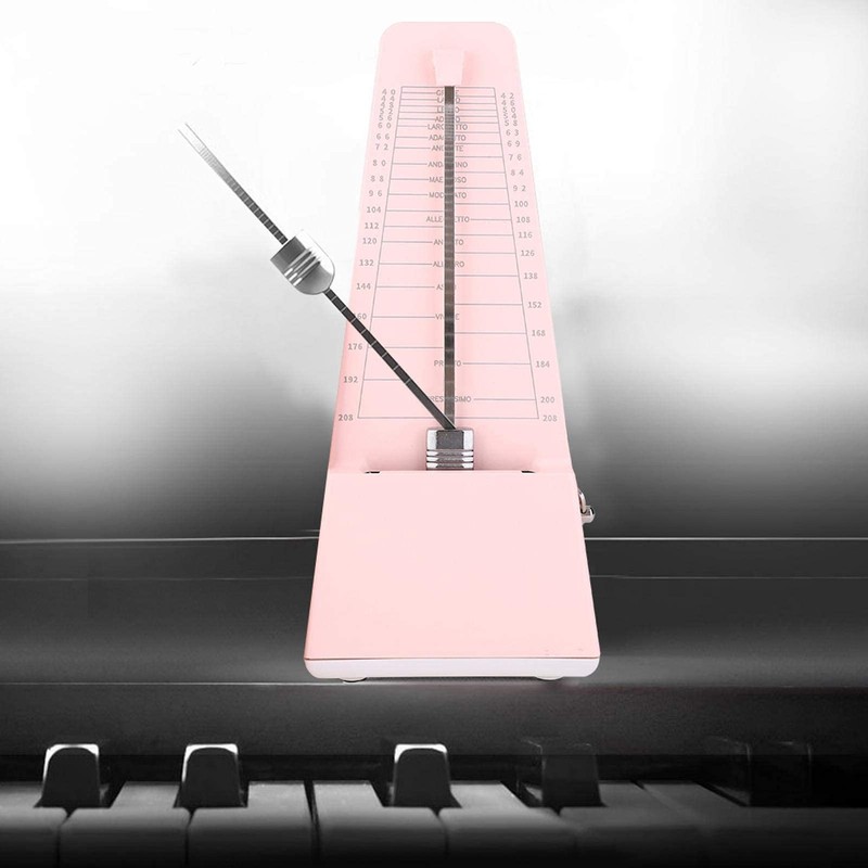 Metal Mechanical Core Metronome Traditional Metronome in Pyramid Style for