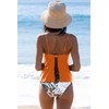 Beachsissi Women's Two Piece Swimsuits Leopard Print Bikini Twist Front