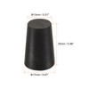 sourcing map Pack of 5 Tapered Rubber Caps 13 mm