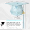 D DODOU Kindergarten Graduation Cap for Kids Shiny Preschool Cap