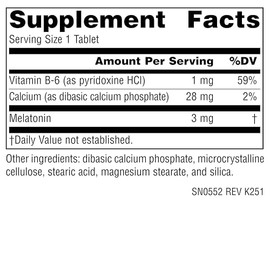 Source Naturals Sleep Science Melatonina, Ayuda a Promover el Sueño* - 3 mg - 240 Tabletas