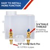 GUOFIS Washing Machine Outlet Box,1/2 Inch PEX F1807 Inlet Connection,3/4
