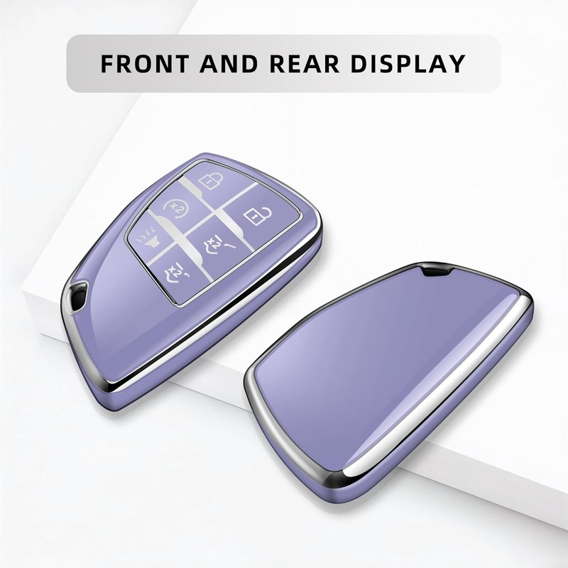 JOYEAR for Chevy Key Fob Cover with Key chain Compatible