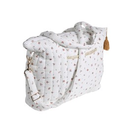 VERTBAUDET Changing Bag "Plume" White Printed