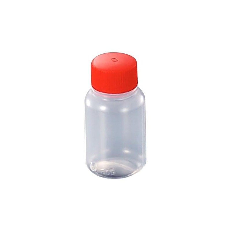 Chuo Kagaku Taribin Round Spice Container, 100 Pieces, Transparent, Approx.
