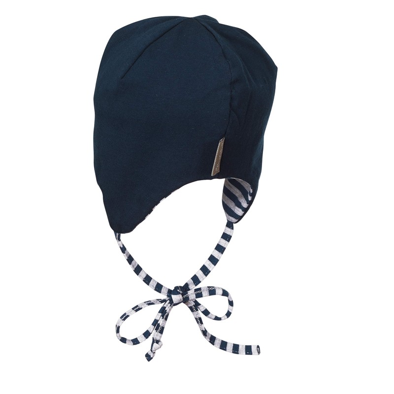 Sterntaler Bonnet Baby Boys' Reversible Hat (Bonnet Reversible) - Blue