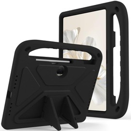 Kids Case for Honor Pad 9 12.1 Inch 2023, EVA Foam Lightweight Shockproof Durable Tablet Case with Handle Stand Case for Kids Black