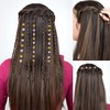 Hair Jewelry Rings Hair Decorations, Aluminum Dreadlocks Beads Metal Cuffs,