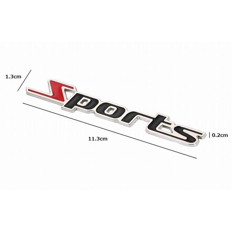 r_planning Metal Plate Sticker Decoration Label Emblem Set of 2