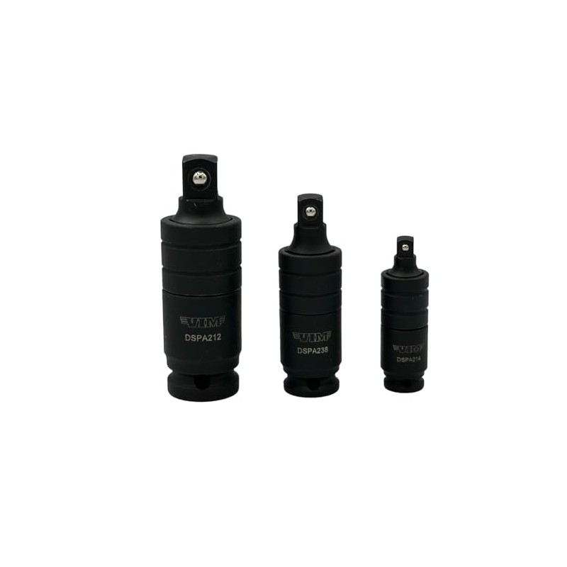 VIM 3 PC Impact Dual Swivel PINLESS Adapter Set -