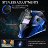 TRQWH Auto Darkening Welding Helmet with Light &amp; Grinding, Wide