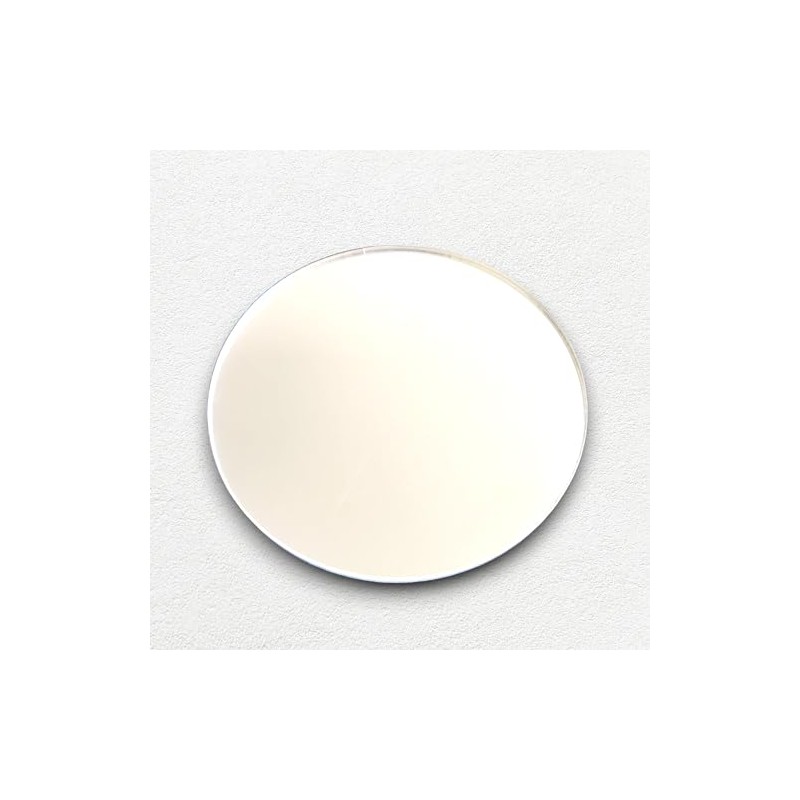 Sendmeamirror Circle Acrylic 3mm thick Mirrors 10cm Diameter, (With sticky