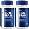 (2 Pack) Bio Brain Capsules, BioBrain Performance Memory Supplement for Mental Clarity, Health & Wellness, Advanced Nootropic Mind Power Supplement Pills for Better Focus, Attention, Calm Mood (120ct)