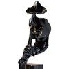 Thinker Statue Vivid Shape Compact Synthetic Resin Attractive Decorative Silence