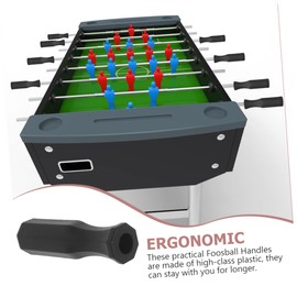 Kisangel 8pcs Foosball Handles Table Football Game Handles Replacement Foosball Grips Foosball Table Parts