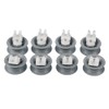8x Dishwasher Wheels for Upper Basket - with The Original