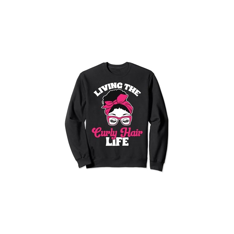 Curly Hair Afro Curls Natural Hair Sweatshirt