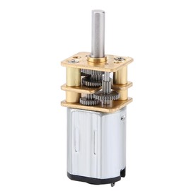 DC Gear Motor N20 DC 6 V Brushes 50 RPM/100 RPM Electric Micro Torque with High Torque Metal Gear for Electrical Equipment of the Fan Reusable Packaging (50 RPM)