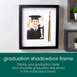 Pearhead Tassel and Picture Graduation Frame, Photo with Tassel Holder, Perfect Graduation Party Centerpiece and Keepsake, Great Gift for Graduates, Parents, and Grandparents, 5x7 Photo Insert