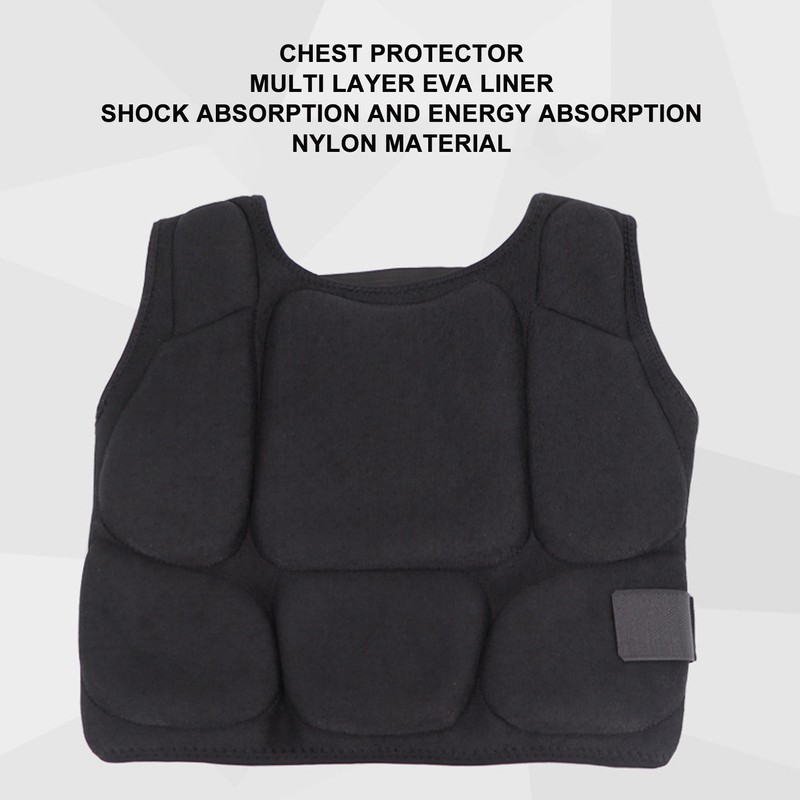 Taekwondo Chest Protector Thickened EVA Liner Shock Absorption Boxing Chest
