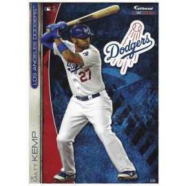 MATT KEMP LOS ANGELES LA DODGERS FATHEAD TRADEABLES REMOVABLE STICKER 2013 #68