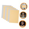 Hohopeti 6pcs Sublimation Blanks Coated Aluminum Sheets for Crafts Creative