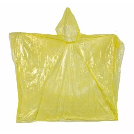 SE Emergency Rain Poncho Yellow Waterproof Camping Hiking Walking Backpacking