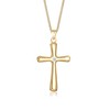 Elli Diamonds Women's Classic Cross Pendant Necklace with Diamond (0.03