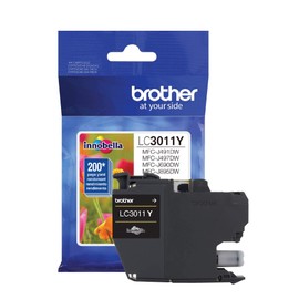 Brother Printer LC3011Y Single Pack Standard Cartridge Yield Up To 200 Pages LC3011 Ink Yellow