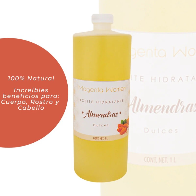 Aceite De Almendras Dulces Excelente Calidad 1 Litro