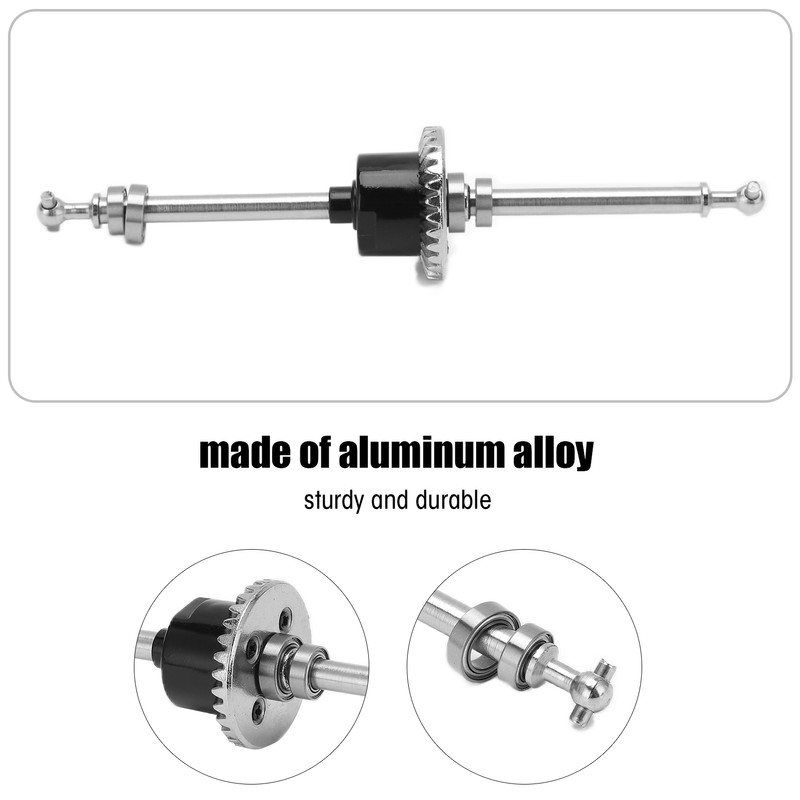 Metal Differential Front Axle Sturdy Durable Climbing Car Metal Differential