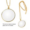 5X Necklace Magnifier,Necklace with 1-3/4 Inch Optical Magnifier Lens and