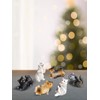 MaMeMi Nativity Animals Cat Set with 6 Cats / Kittens