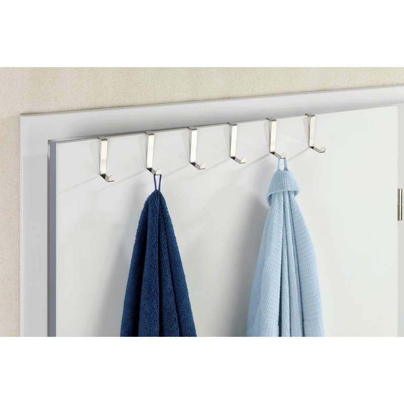 WENKO 4214062100 Clothes / door coat hook, set of 6,