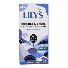UD_Lilys 2.8 Oz Case of 12-Bar Cookie & Cream White Chocolate