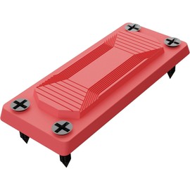 Gun Magnet Mount, 45 lb Rating,Magnetic Gun Holster| Rubber Coated Gun Holder for Handgun, Shotgun, Rifles, Revolvers. Truck, Wall, Desk, Car Holster for Using for Concealment (Red)