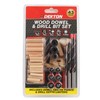 Dekton 43-Piece Wooden Dowel and Drill Set - Includes Drill