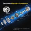 New Chrome 1 Wire Self Exciting Alternator High Output 120Amp