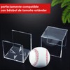 Vitrina de béisbol, vitrinas acrílicas de recuerdos de béisbol, caja
