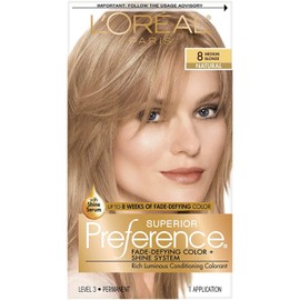 L’Oreal ParisSuperior Preference - 8 Medium Blonde (Natural) 1 Each (Pack of 2)