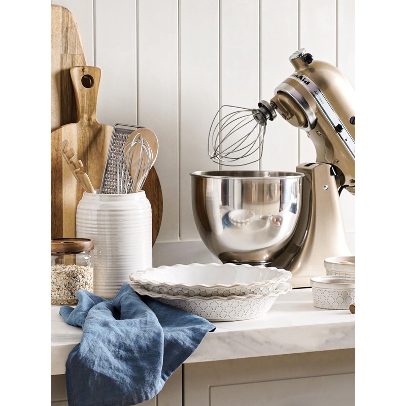 LE TAUCI Pie Pans for Baking 9 Inch, Ceramic Pie