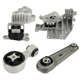 OCPTY 4PCS Engine Motor Mount and Transmission Mount and Torque Strut Mount Set Compatible 2014-2017 for Nissan Rogue 2.5L # A4364 A4366 A4367 A4363